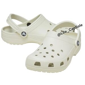 Size 8C Crocs Classic Clogs Toddlers Linen Heel Strap Casual Shoes 206990-0HZ